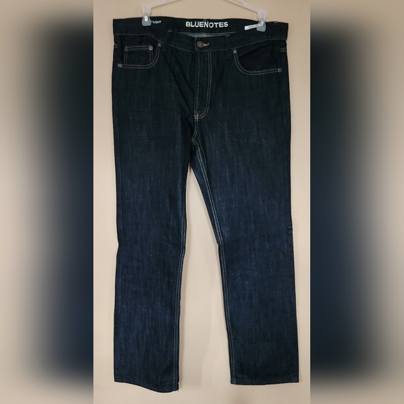 Mens Bluenotes 28x30 Brodie Slim Straight Dark Blue Denim Jeans New without tag - Picture 1 of 11